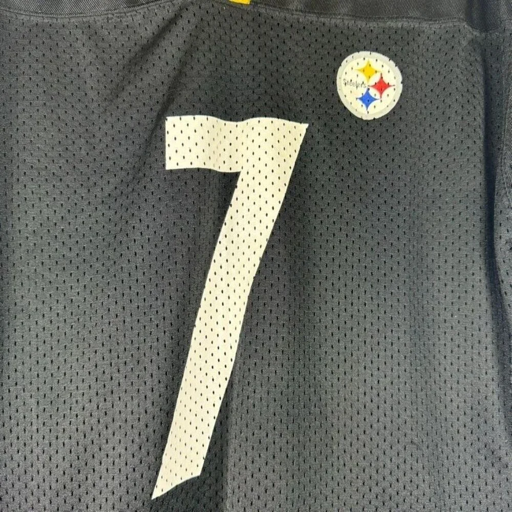 Reebok NFL Players Inc Steelers Jersey Roethlisberger 7 Size Boys Youth XL 18-20